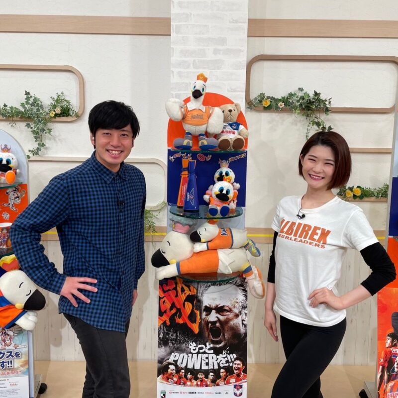 11月20日(土)とことんアルビ!!DXに緒形燿が出演致します★