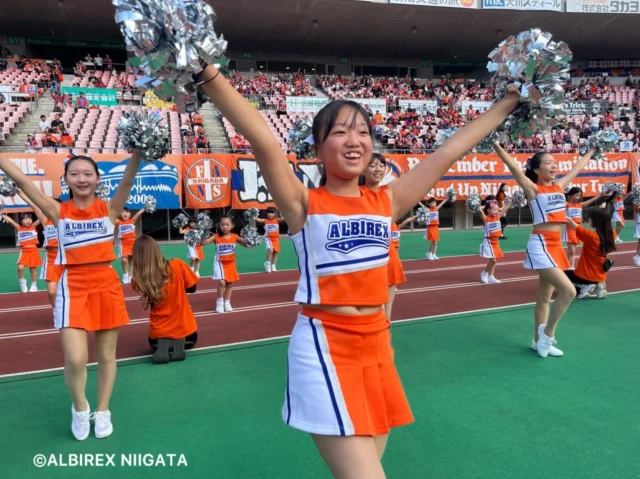 .
.
.
2026.10.3(Sat)

アルビレックス新潟🌾
VS
徳島ヴォルティス🍥

2-1
VICTORY👑✧˖°.

#アルビレックスチアリーダーズスクール
#アルビレックス新潟 
#新潟 #niigata
.
.