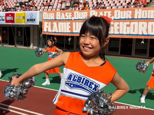 .
.
.
2026.10.3(Sat)

アルビレックス新潟🌾
VS
徳島ヴォルティス🍥

2-1
VICTORY👑✧˖°.

#アルビレックスチアリーダーズスクール
#アルビレックス新潟 
#新潟 #niigata
.
.